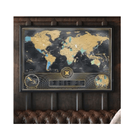 Stieracia mapa sveta Deluxe