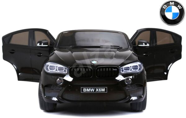 Detské elektrické auto BMW X6 M čierne lakované