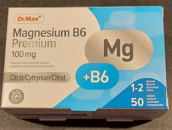 magnesium b6 premium citrát