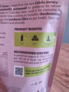 Ceremoniálne kakao Powerlogy Fino de Aroma – 07