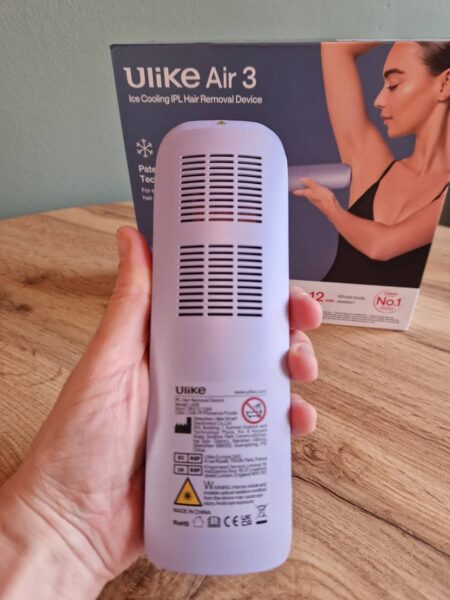 Zadná strana IPL epilátoru Ulike Air 3