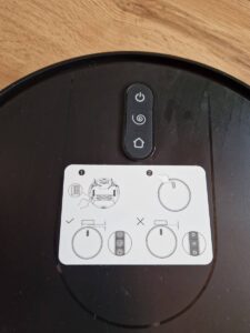 Robotický vysávač s mopom SSWR C3 - 09 - ovládanie