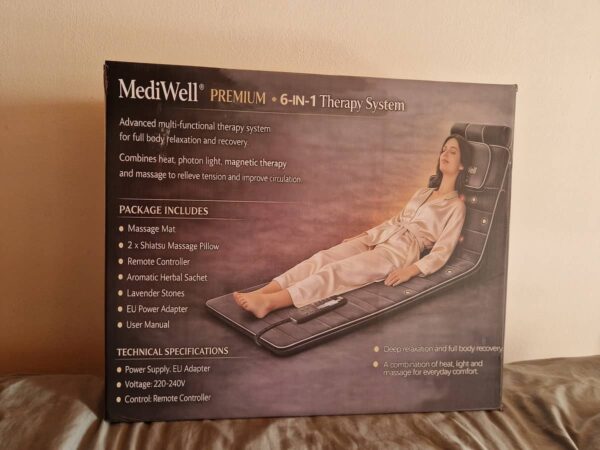 Masážna podložka s magnetmi MediWell PREMIUM 6v1 - balenie