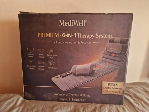 Masážna podložka s magnetmi MediWell PREMIUM 6v1 - balenie