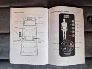Masážna podložka s magnetmi MediWell PREMIUM 6v1 - návod